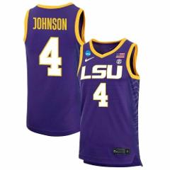 Men's Flaujae Johnson Jersey LSU Tigers Basketball 2023 NCAA C...