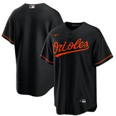 Baltimore Orioles Road Team Jersey Black
