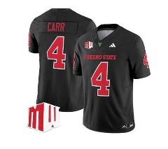 Derek Carr Jersey #4 Fresno State Bulldogs College Black