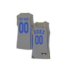 Custom Duke Blue Devils Jersey College Basketball Name and Num...