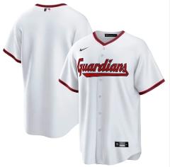Cleveland Guardians Home Home Blank Jersey White