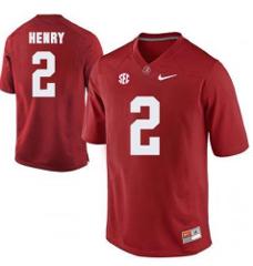 Men's Alabama Crimson Tide #2 Derrick Henry Color Stitched Jer...