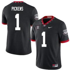 Men's Georgia Bulldogs George Pickens Jersey #1 College Game B...