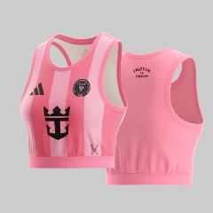 Inter Miami CF 2025-26 Home Crop Womens Jersey Vibrant Fan Fas...