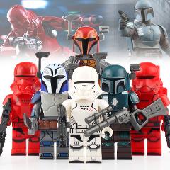 6PCS Star Wars Death Watch Bo Katan Sith Jet Troopers Minifigures