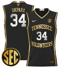 Felix Okpara Jersey #34 Tennessee Vols 2024 Lightweight Basket...