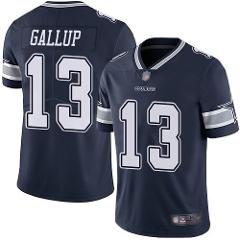Men's / women / Youth michael gallup Cowboys jersey navy blue