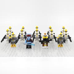 14pcs Star Wars Aayla Secura, Commander Bly & 327th ARC Troope...