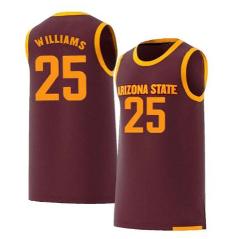 Jordan Williams Jersey Arizona State Sun Devils College Basket...