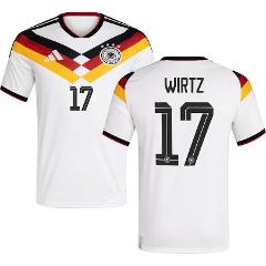 Germany Florian Wirtz #17 Home 2026 World Cup Jersey Fan Version