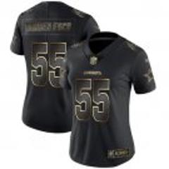 Women's leighton vander esch cowboys golden black jersey