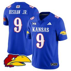 Daniel Hishaw Jr Jersey #9 Kansas Jayhawks Football 2025 Limit...