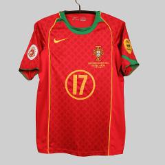Cristiano Ronaldo 7 Portugal 2004 Home Retro Jersey  Men Red