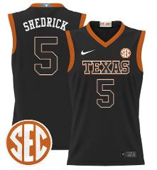 Kadin Shedrick Jersey #5 Texas Longhorns 2024 Lightweight Bask...