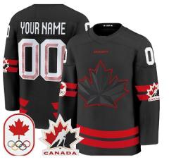 Custom Canada Olympic Jersey 2026 Name Number Premium Hockey S...