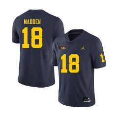 Michigan Wolverines Jesse Madden Jersey #18 College Football G...