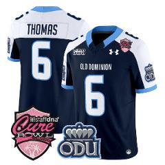 Ja'Cory Thomas Jersey #6 Old Dominion Monarchs 2025 Cure Bowl ...