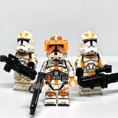 3pcs Star Wars Commander Cody & 212th Troopers Minifigures