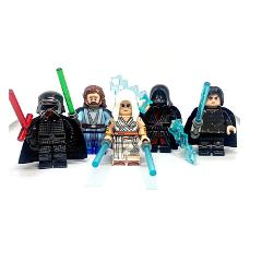 5pcs Star Wars The Rise of Skywalker Luke, Kylo & Rey Minifigures