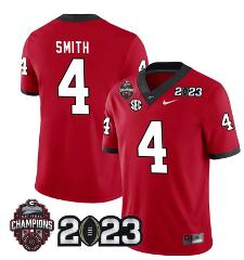 Georgia Bulldogs Nolan Smith Jersey #4 CFP National Champions ...