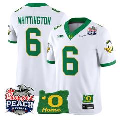 Noah Whittington Jersey #6 Oregon Ducks 2026 Peach Bowl Oregon...