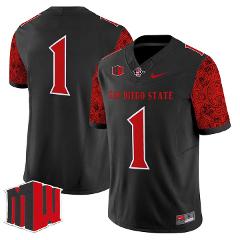 Team Jersey #1 San Diego State Aztecs 2025 Vapor Limited Stitc...