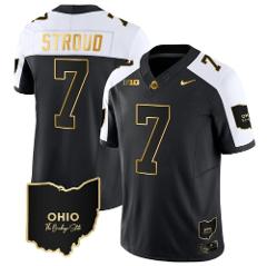 Men's CJ Stroud Jersey #7 Ohio State Buckeyes College Football...