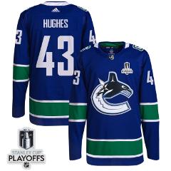 Quinn Hughes 43 Vancouver Canucks 2024 NHL Playoffs  Home Jers...