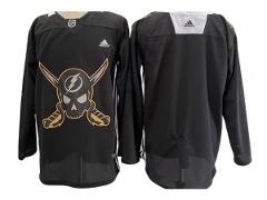 Men's Tampa Bay Lightning Black 2022 Gasparilla Jersey