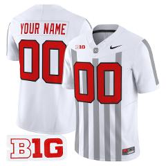Custom Ohio State Buckeyes Jersey Throwback Vapor Limited Stit...