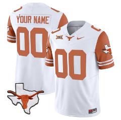 Custom Texas Longhorn Jersey Name and Number  Football Stitche...