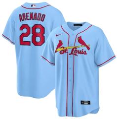 Nolan Arenado St. Louis Cardinals 2024 Jersey Light Blue