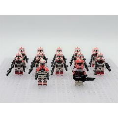 12PCS Star Wars Coruscant Guard Commanders Thorn Fox Minifigure