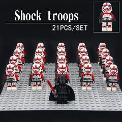 21PCS Star Wars Darth Vader Imperial Shock Troopers Minifigures