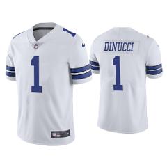 Men's / youth ben dinucci cowboys 1 Limited Jersey white