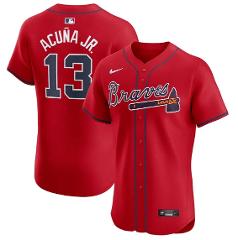 Ronald Acua Jr. Atlanta Braves Road Elite Jersey Red