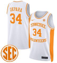 Felix Okpara Jersey #34 Tennessee Vols 2024 Swingman Basketbal...