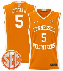Zakai Zeigler Jersey #5 Tennessee Vols 2024 Lightweight Basket...