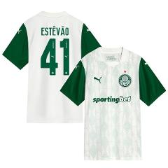 Estvo #41 Palmeiras 2025-26 Away Match Jersey  White