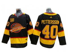 Vancouver Canucks #33 Henrik Sedin Blue Home Jersey