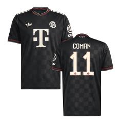 Kingsley Coman #11 Bayern Munich 2025-26 Third Men Jersey  Black