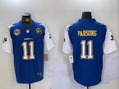 Mens Micah Parsons #11 Limited Fashion Football Jersey Navy
