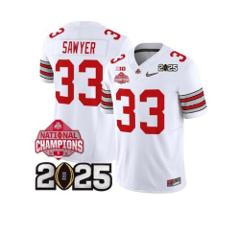 Jack Sawyer Jersey #33 Ohio State National Championships 2024 ...