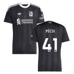 rmin Pcsi 41 Liverpool 2025-26 Goalkeeper Match Jersey  Black