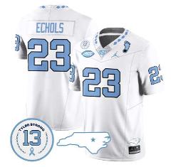 Power Echols Jersey #23 North Carolina Tar Heels Vapor Footbal...