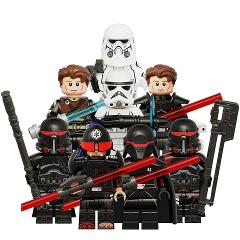 8pcs Star Wars Cal Kestis Inquisitor Purge Unit Minifigures