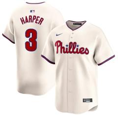 Bryce Harper Philadelphia Phillies 3rd Limited Jersey Cream