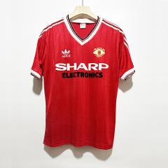 Manchester United 1982-83 Home Men Retro Jersey  Red