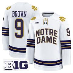 Cole Brown Jersey #9 Notre Dame Fighting Irish 2025-26 Premium...