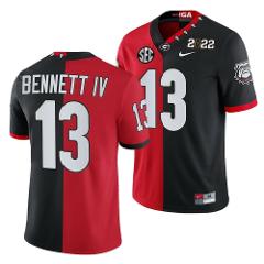 Men's Georgia Bulldogs #13 Stetson Bennett 2022 National Champ...